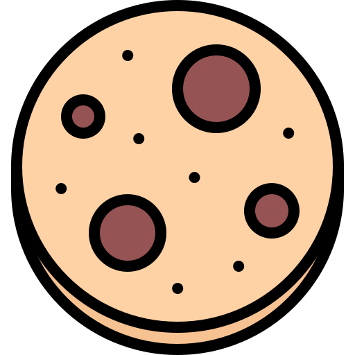 Chocolate chip Coloring Color icon