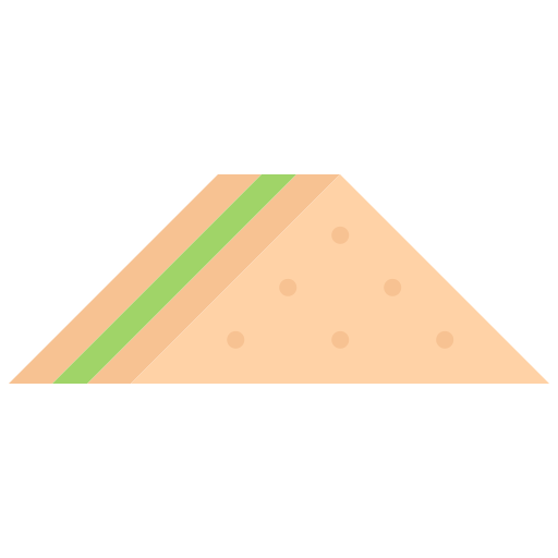 Sanduíche Coloring Flat Ícone