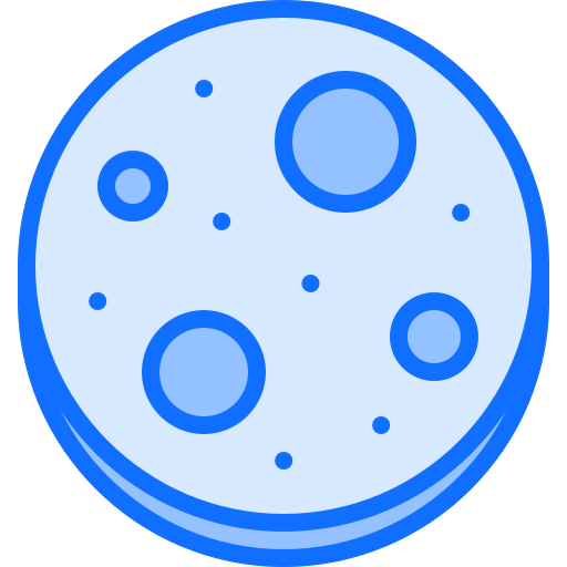 Chocolate chip Coloring Blue icon