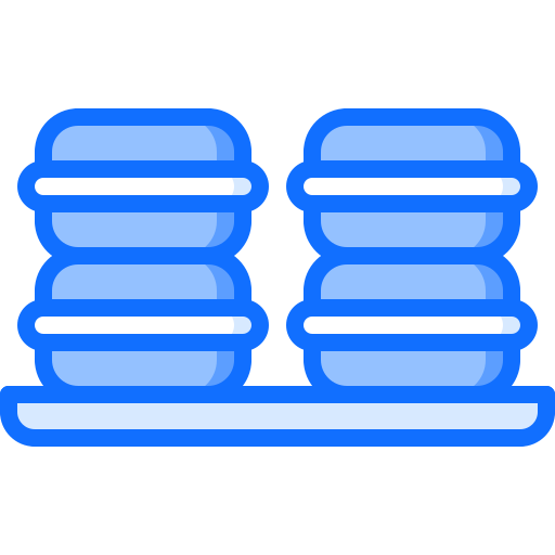 Macaroons Coloring Blue icon