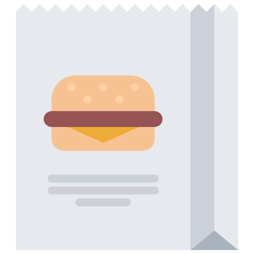 burgery Coloring Flat ikona