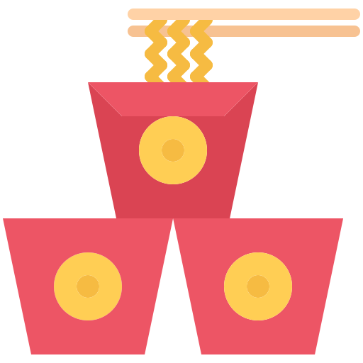麺 Coloring Flat icon