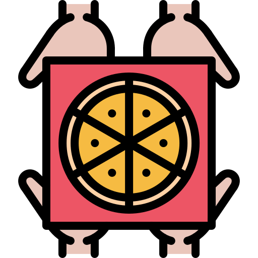 ピザの配達 Coloring Color icon