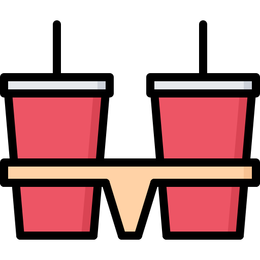 Cup carrier Coloring Color icon