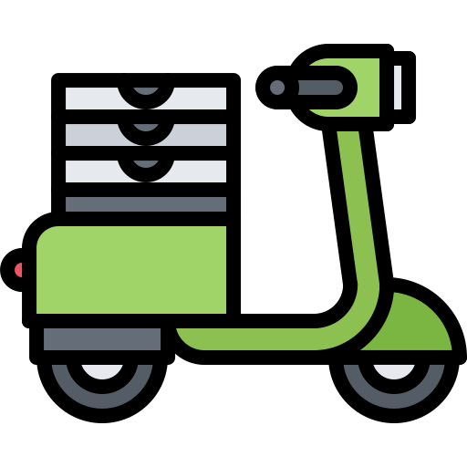moped Coloring Color icon