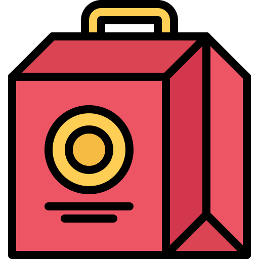 Lunch box Coloring Color icon