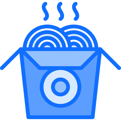 국수 Coloring Blue icon