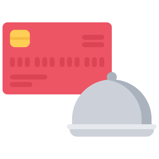 Credit card Coloring Flat icon
