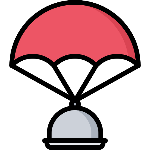 낙하산 Coloring Color icon