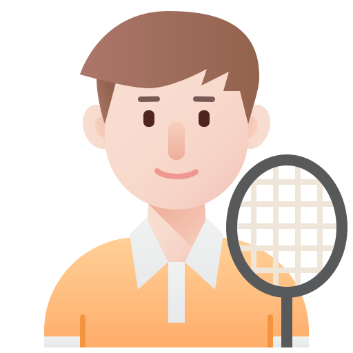 badminton Amethys Design Flat icoon