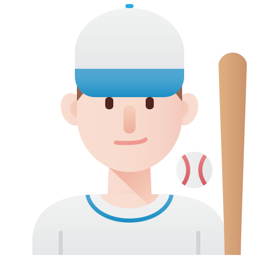 baseball Amethys Design Flat icona