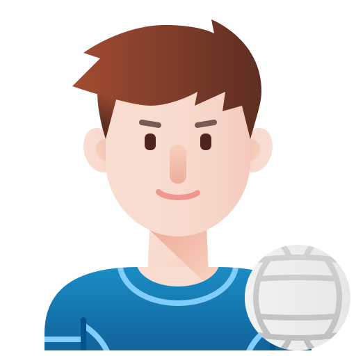 Volleyball Amethys Design Flat icon