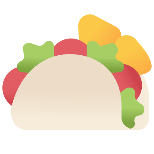 Tacos Amethys Design Flat icon