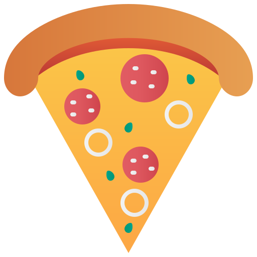 Pizza Amethys Design Flat icon