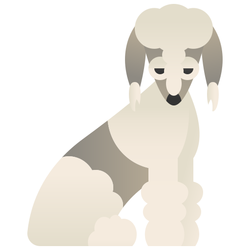 bedlington terrier Amethys Design Flat icona