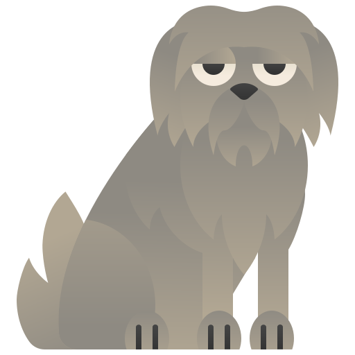 Wolfhound irlandês Amethys Design Flat Ícone