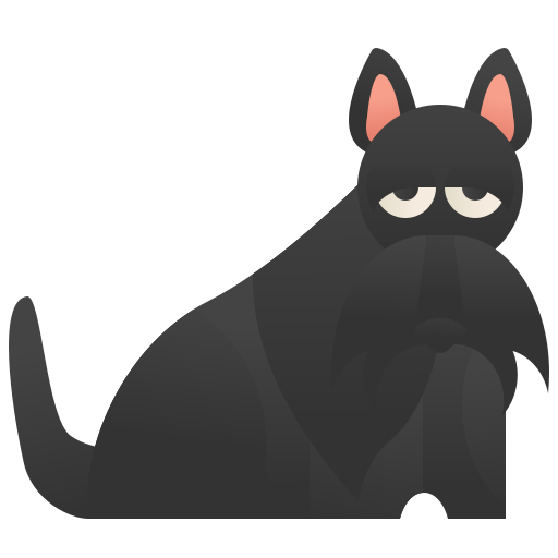 scottish terrier Amethys Design Flat icon