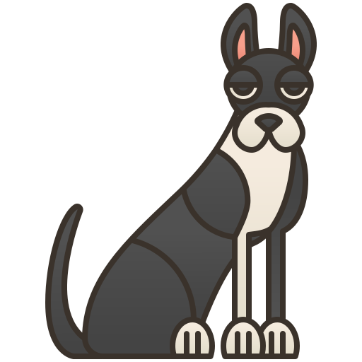 Great dane Amethys Design Lineal Color icon