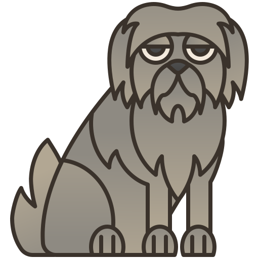 Irish wolfhound Amethys Design Lineal Color icon