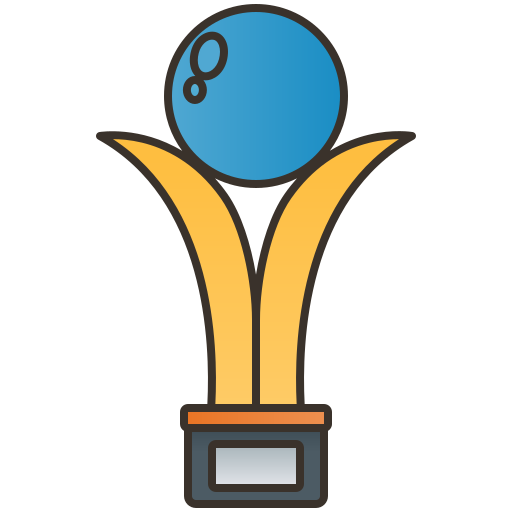Trophy Amethys Design Lineal Color icon