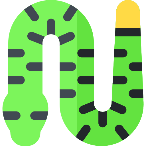 Serpiente Basic Rounded Flat icono