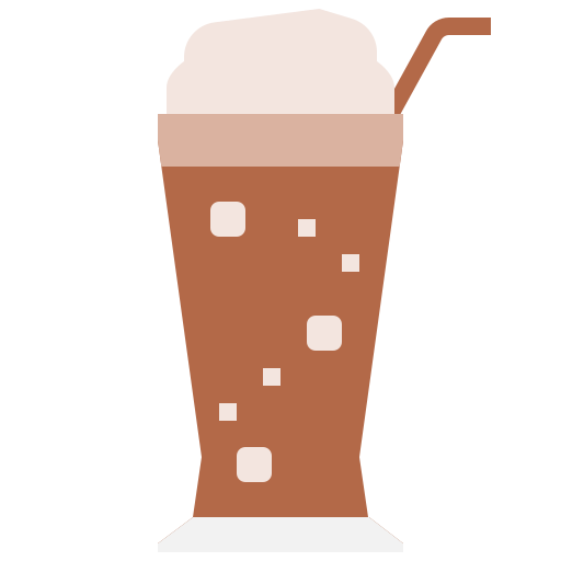 Iced coffee Linector Flat icon