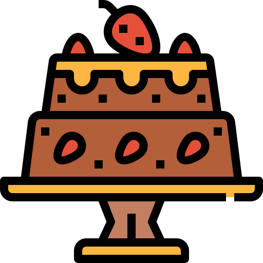 Cake Linector Lineal Color icon