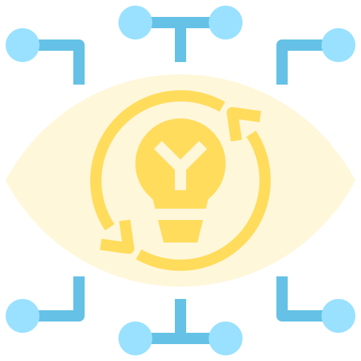 Eye Linector Flat icon