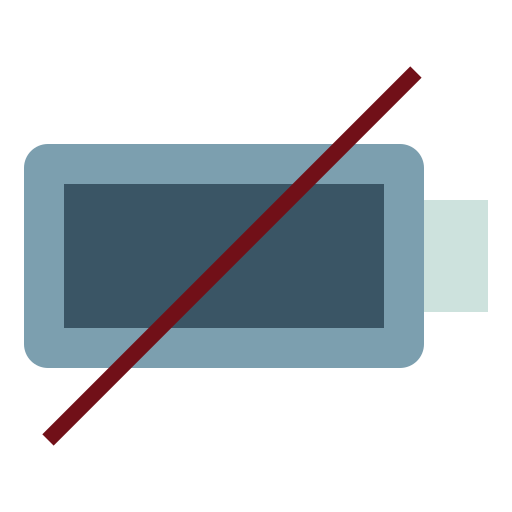 Low battery PongsakornRed Flat icon