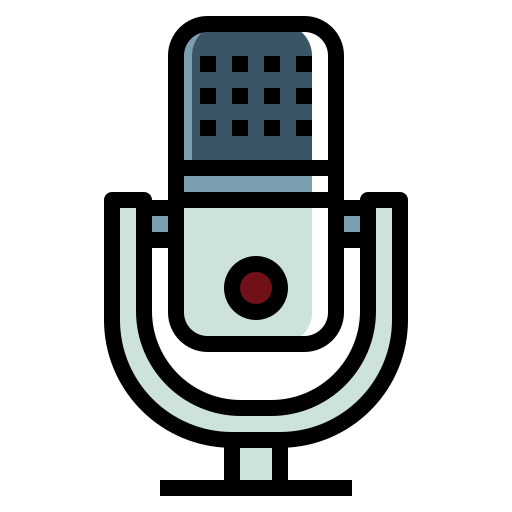 mikrofon PongsakornRed Lineal Color ikona