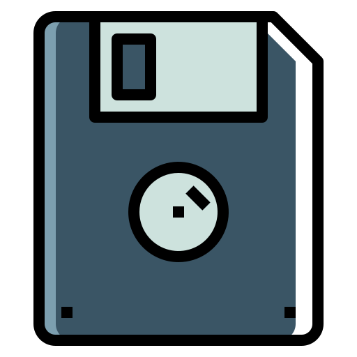 diskette PongsakornRed Lineal Color icon