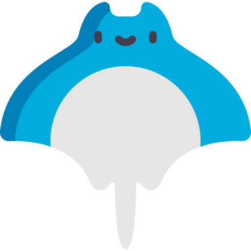 Stingray Kawaii Flat icon