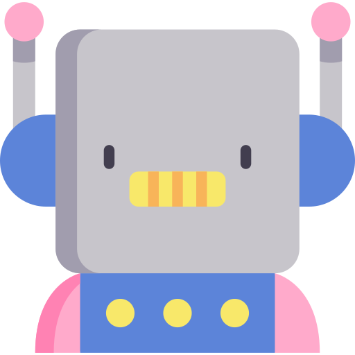 robot Kawaii Flat Icône