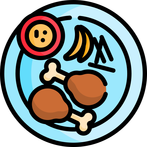 Chicken leg Special Lineal color icon