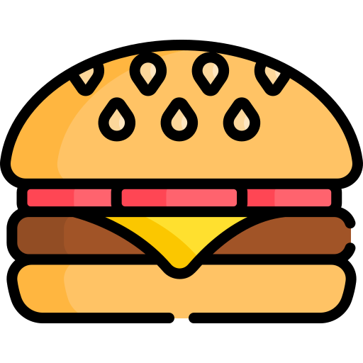 Hamburguesa con queso Special Lineal color icono