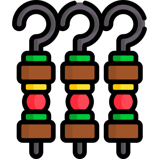 Skewers Special Lineal color icon