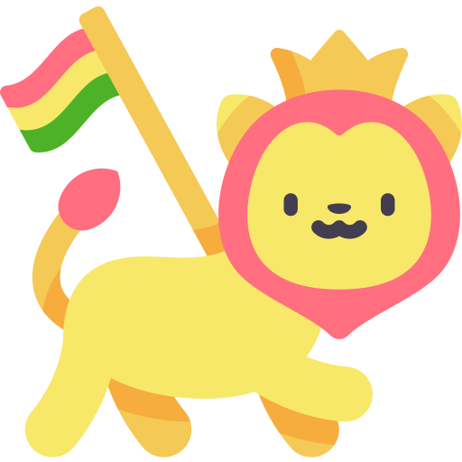 Lion of judah Kawaii Flat icon