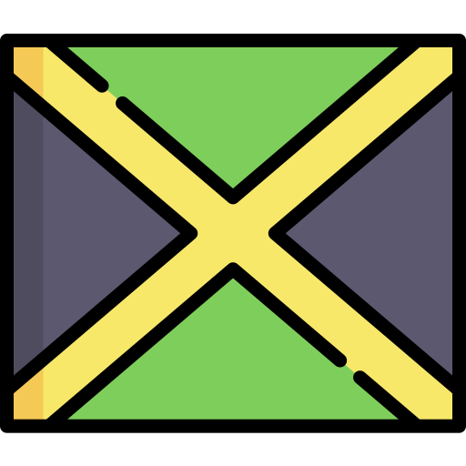 jamaïque Kawaii Lineal color Icône