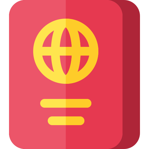 passaporto Basic Rounded Flat icona