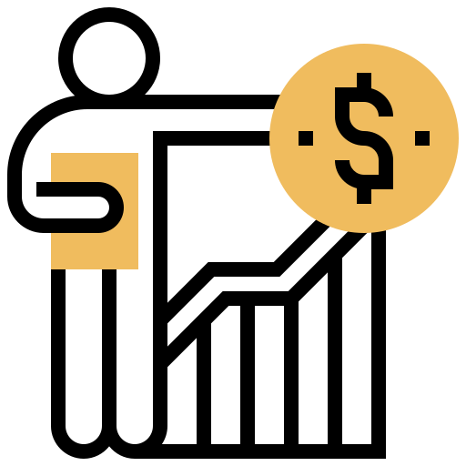 finanziario Meticulous Yellow shadow icona