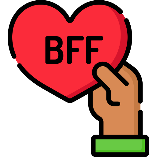 Best friend forever Special Lineal color icon