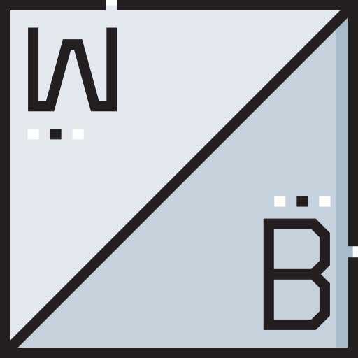 balans bieli Detailed Straight Lineal color ikona