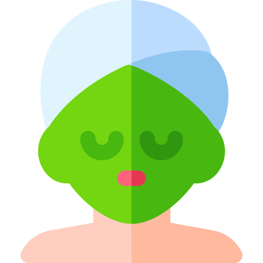 Máscara facial Basic Rounded Flat icono