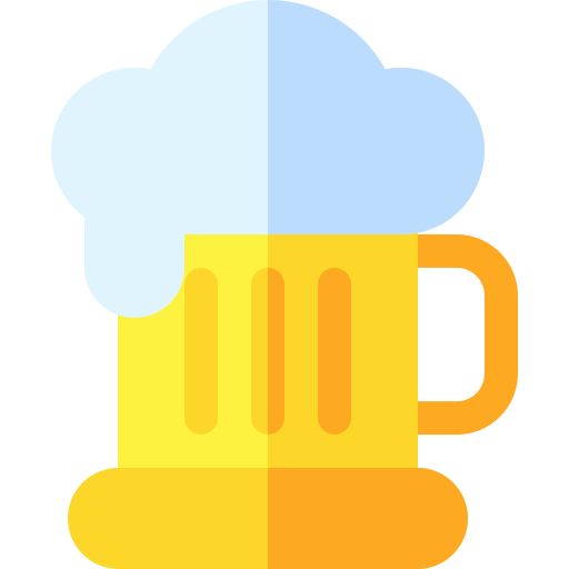 pintje bier Basic Rounded Flat icoon