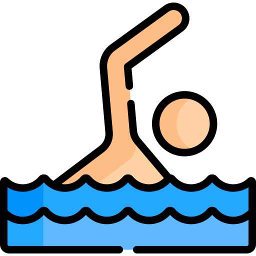 水泳 Special Lineal color icon