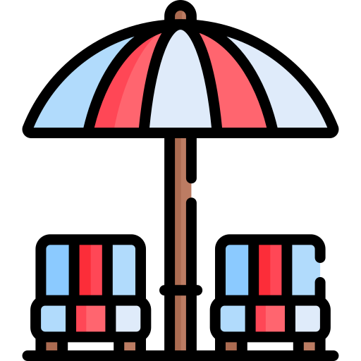 Parasol Special Lineal color icono
