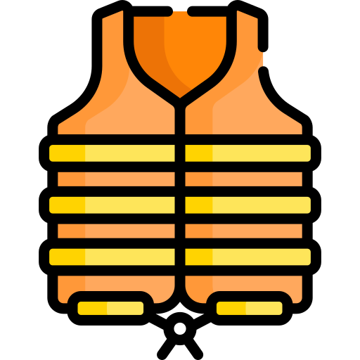 Chaleco salvavidas Special Lineal color icono