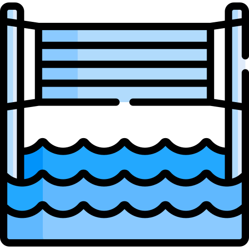 pallavolo in acqua Special Lineal color icona