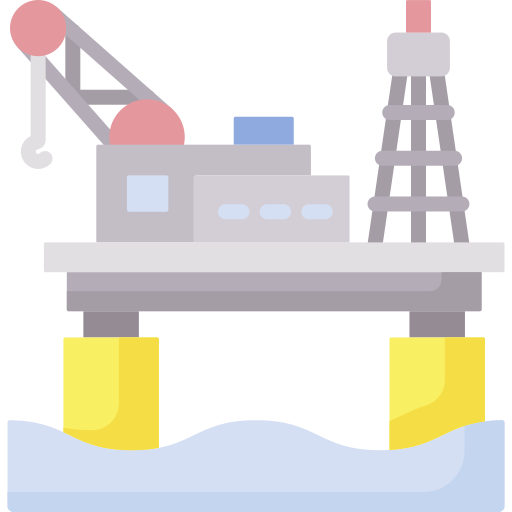 Oil rig Special Flat icon