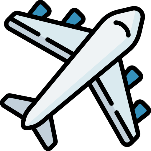비행기 Special Lineal color icon